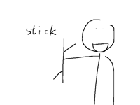 stick(flash light warning)