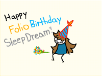 Happy folio birthday SleepDream!