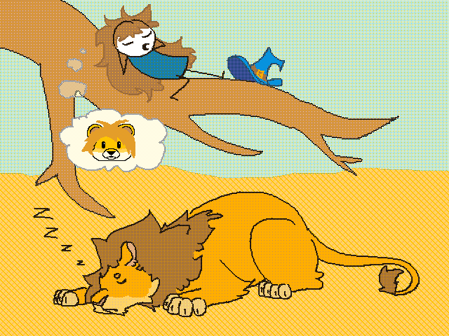 Oh to be a lion 🦁