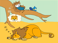 Oh to be a lion 🦁