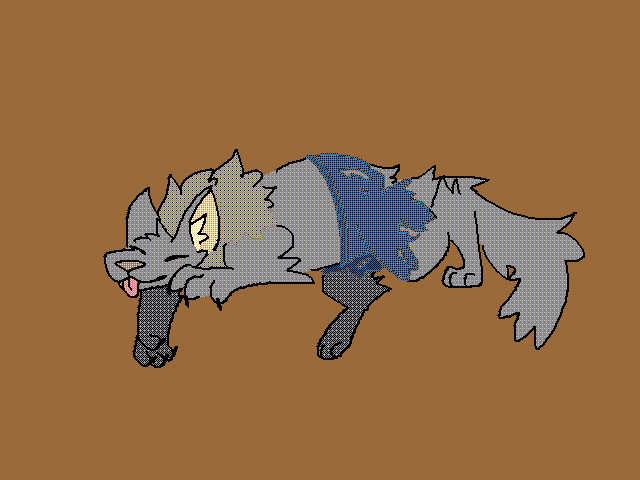 Sleeping werewolf