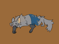 Sleeping werewolf