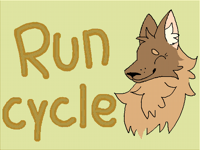 Wolf run cycle!