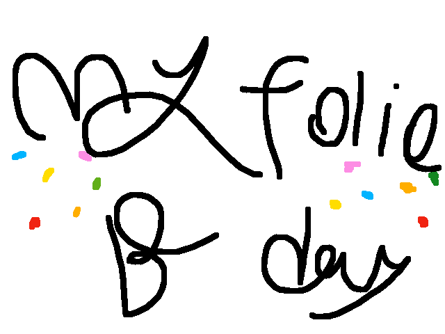 🎉my folio b day🎉