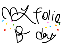 🎉my folio b day🎉
