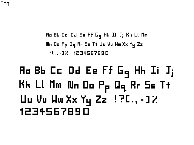 Font: New Poly