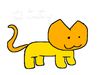 Decided to draw an orange cat