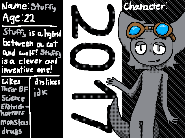 List of some of my characters in order (version 1)