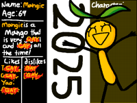 List of some of my characters in order (version 1)