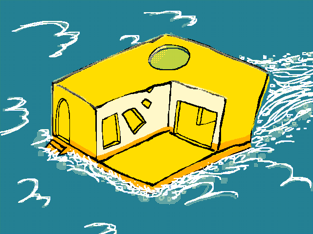 Backroom on a ocean