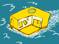 Backroom on a ocean