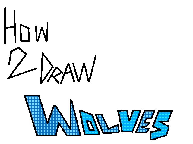 How to draw wolves :]