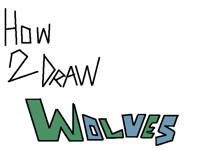 How to draw wolves :]