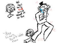 RANDOM OC DOODLES WOO (imma add more later)