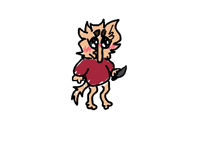 Hes just standing there… Menacingly…