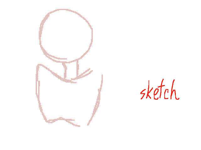 She slowly gains weight the more I draw her