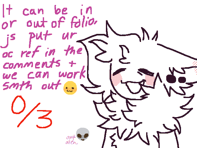 Does anyone wanna art trade,,