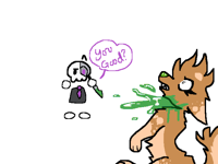 “Woah… That HURT! :D”