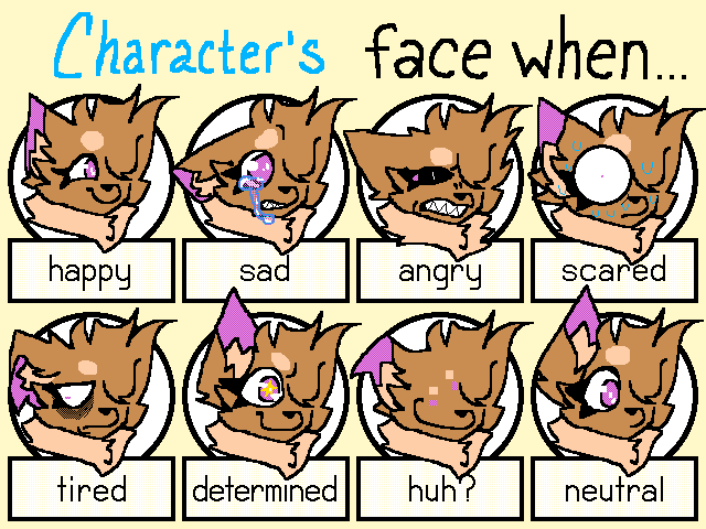 expressions collab! @beewitch