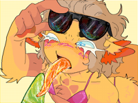 cw tomgue licking popsicle