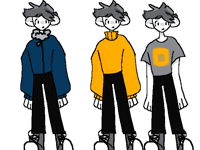 I made new outfits for buddy @Elki