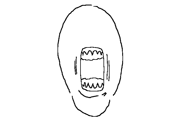 close mouth