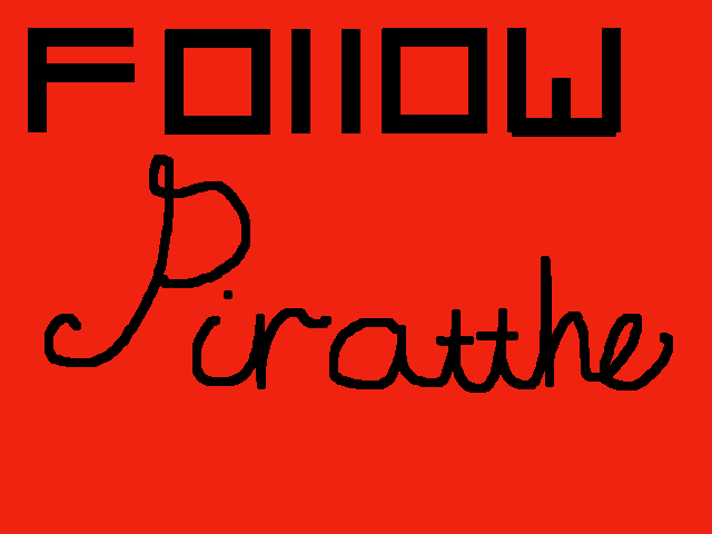 Follow my friend piratthe