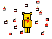 Pooh(pan art)