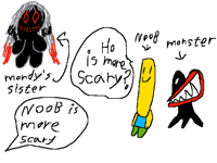 Ho is more scary?