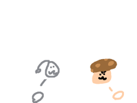 Mushroom vs gray slime vs pink mushroom
