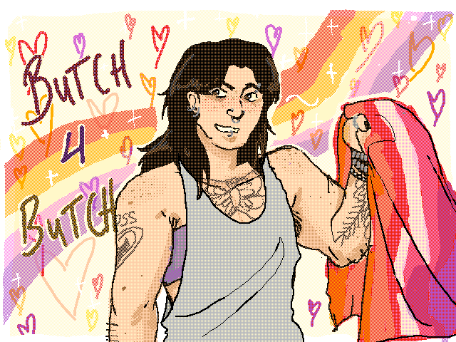 Happy (belated) lesbian day of visibility 🪻