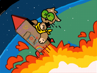 blast off!
