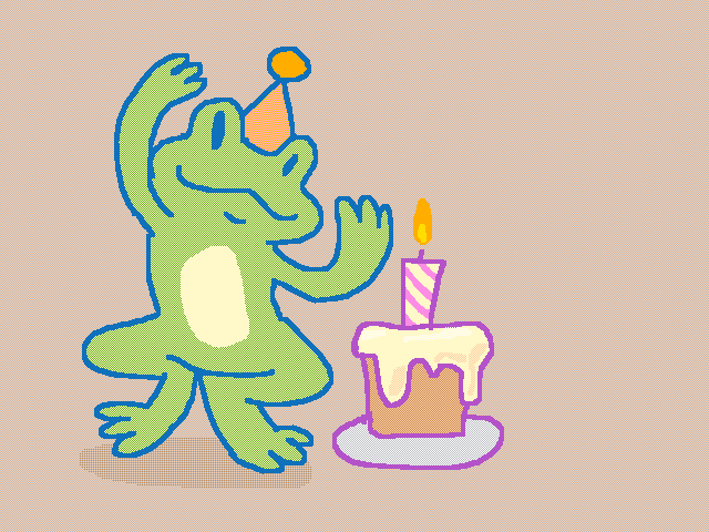 Froggy Folioscope birthday