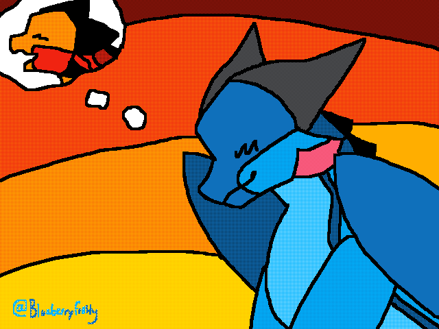 Blue x Robin Doodle