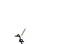 Black play the Stick
