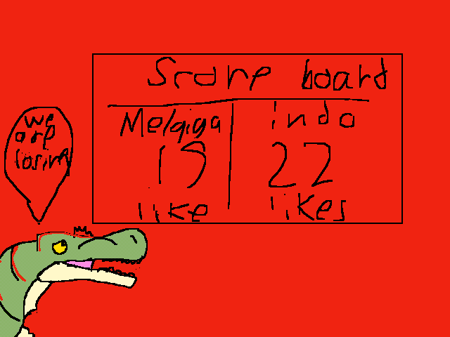 Score board (WE ARE LOSING)