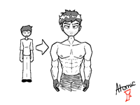 Bro went to the gym lol