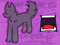 Why are you purple
