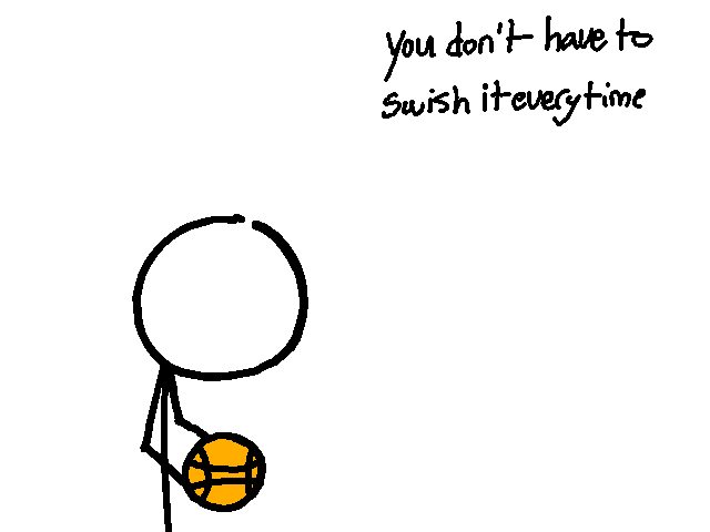 Don’t be too hard on yourself