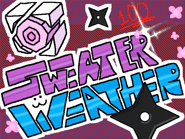 Sweater weather thumbnail for a GD streamer