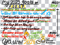 My Goals For 2025 on Folioscope UPDATE 5 COMPLETE