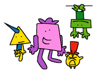 funny shape dudes