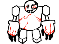 evil killer robot!! ahh scary!!