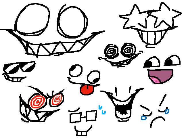 Some cool faces i drew