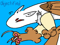 Body pillow from objectified