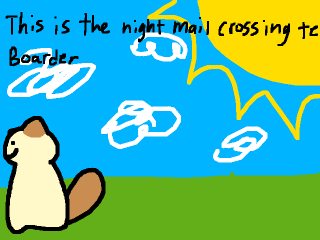 Night mail crossing boarder