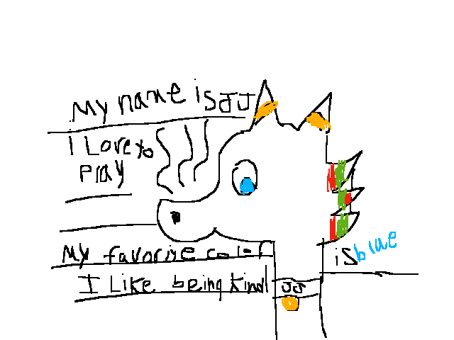 My first dragon :D