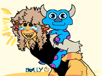 Piggyback ride Chicken_Guy