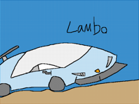 Old lambo drawing