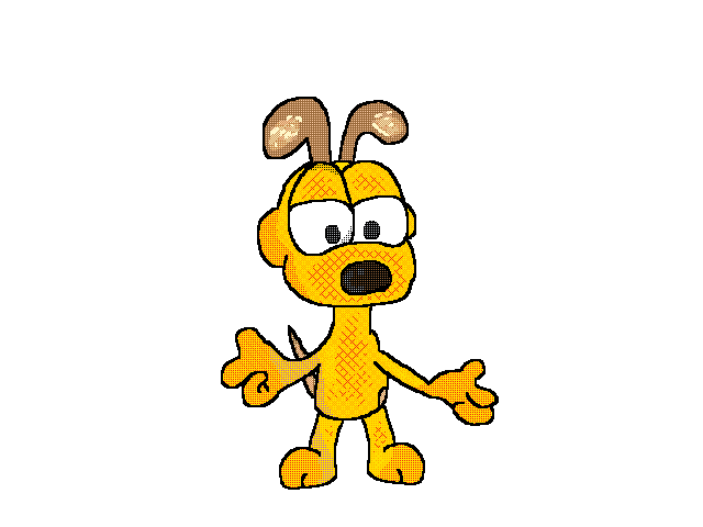 Odie the dog